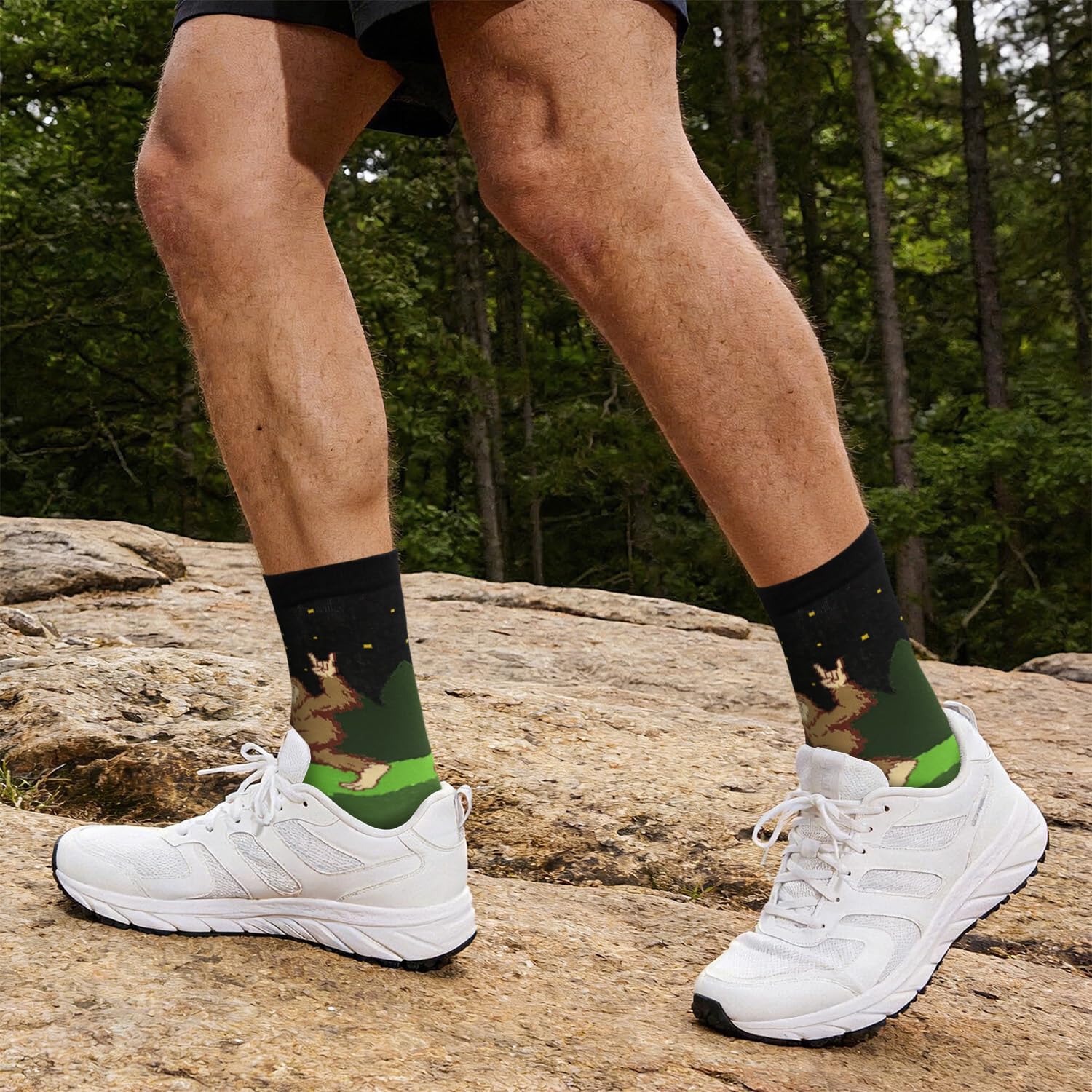 Funny Socks Novelty Gift for Men Gaming Hunting Fishing Gifts for Dad Grandpa Gaming Stuff for Gamer - Image 4