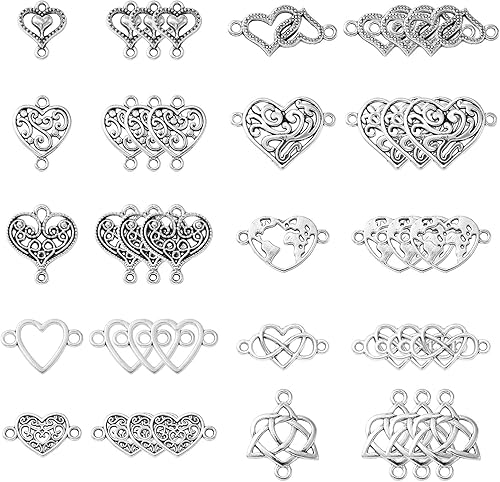 Miniatura 10 de Ipotkitt Dijes para hacer joyas, varios dijes de estilo tibetano, colgantes para bricolaje, collares, pulseras, aretes, suministros de manualidades,