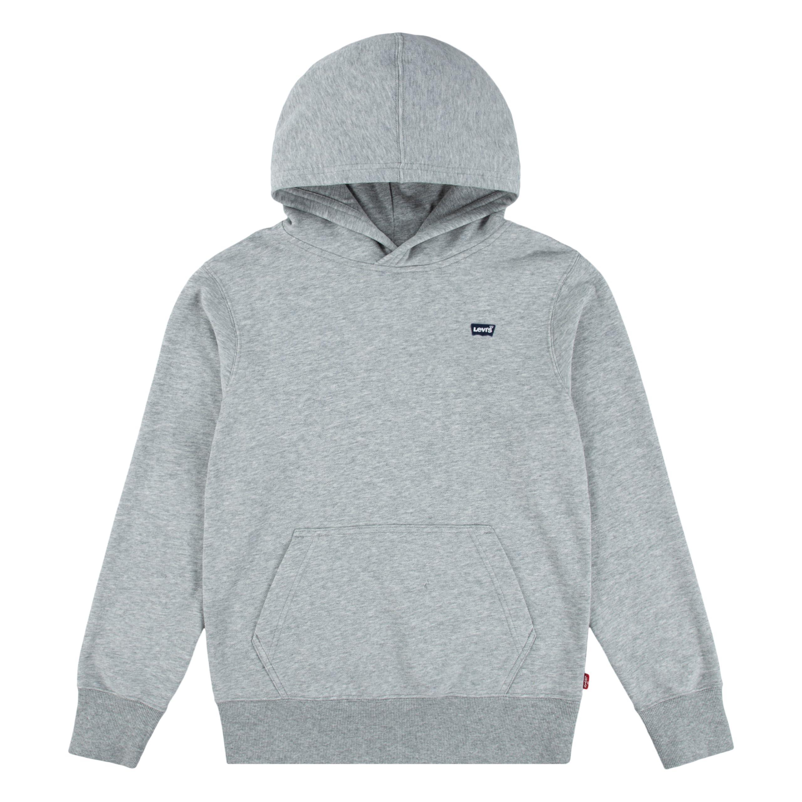 LEVI'S Boy's PO-Pull-Over Hoody Sweatshirt, Grey Heather, 2 Years