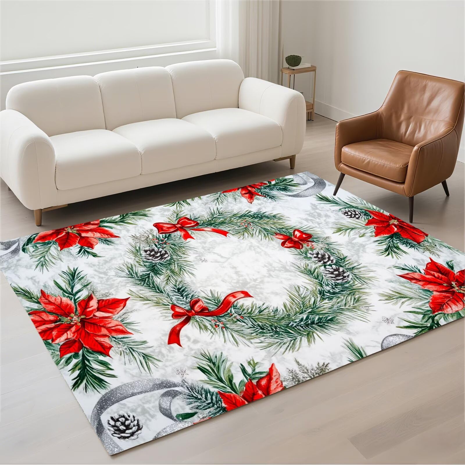Tapis de chambre adulte moderne 80x150cm antidérapant pour couloir chic