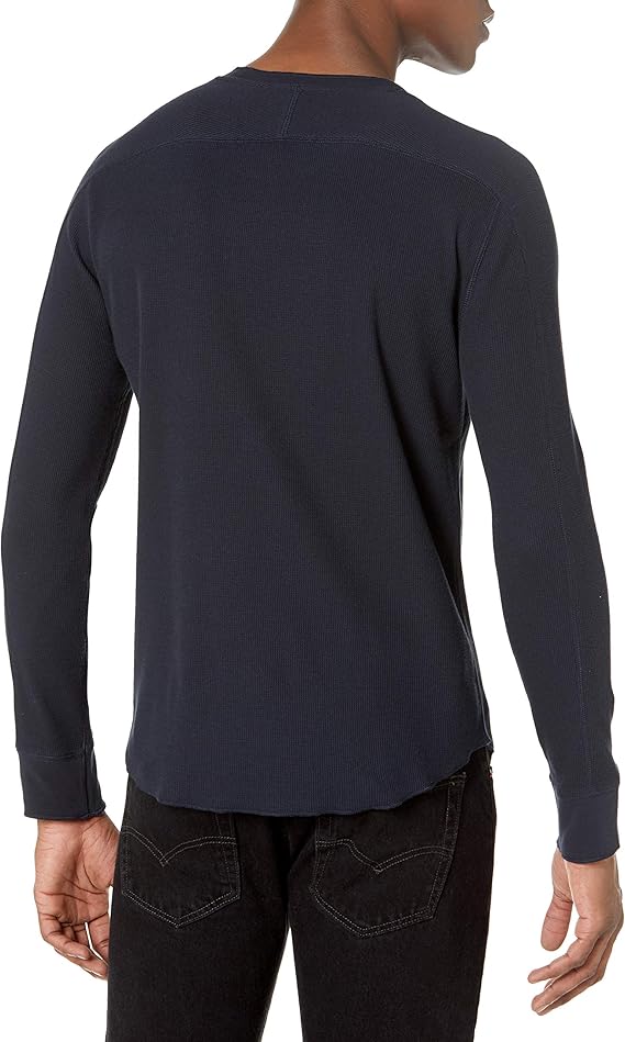 vince thermal long sleeve crew