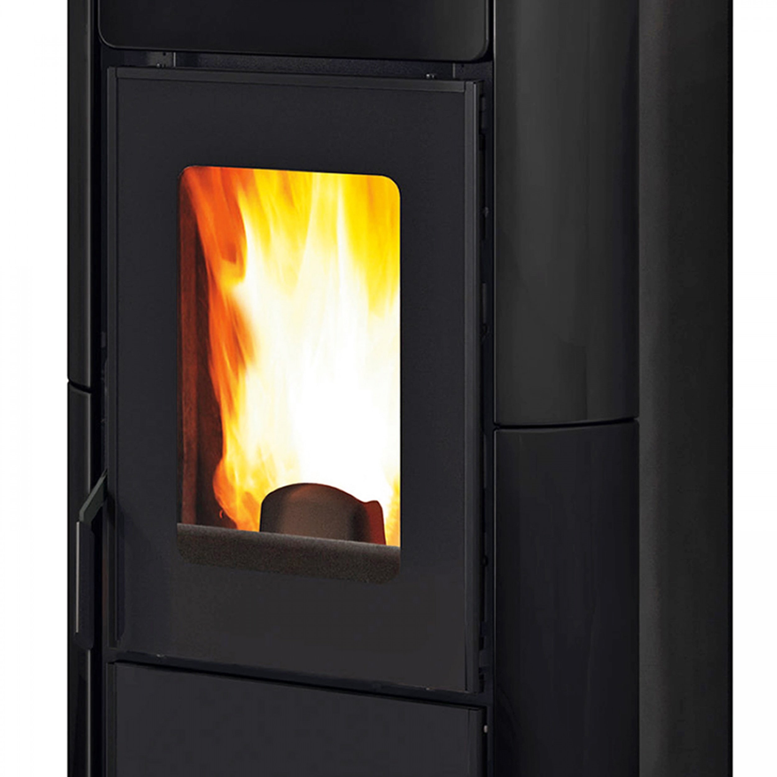 Extra Flame acqua fuehrender stufa pellet 18,8 KW Extra Flame Giordana Idro, Nero