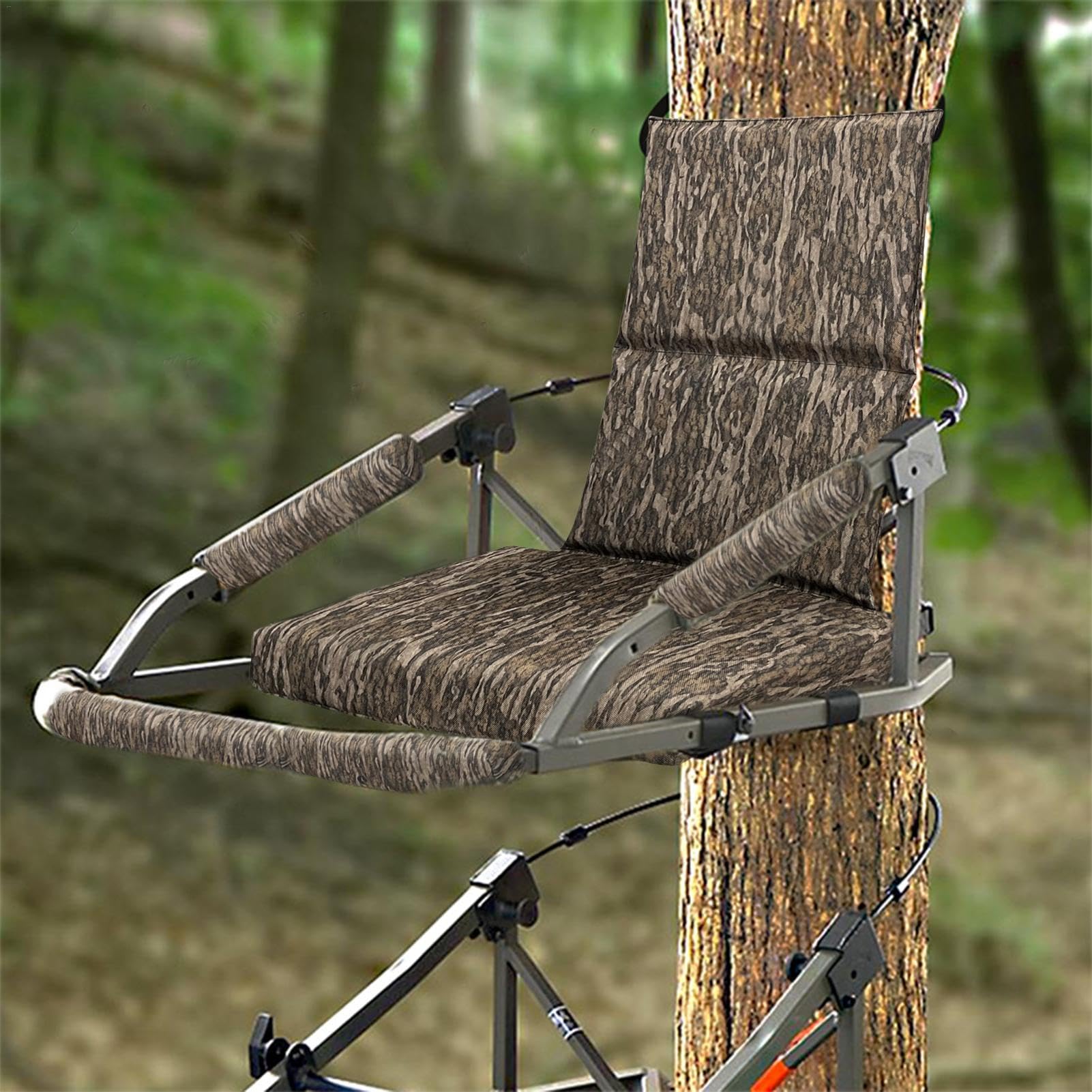 Cojín de asiento para soporte de árbol – Asiento de soporte ajustable para árbol, repuesto de asiento de soporte de árbol ajustable | Asiento de soporte de árbol de tela Oxford 600D impermeable,