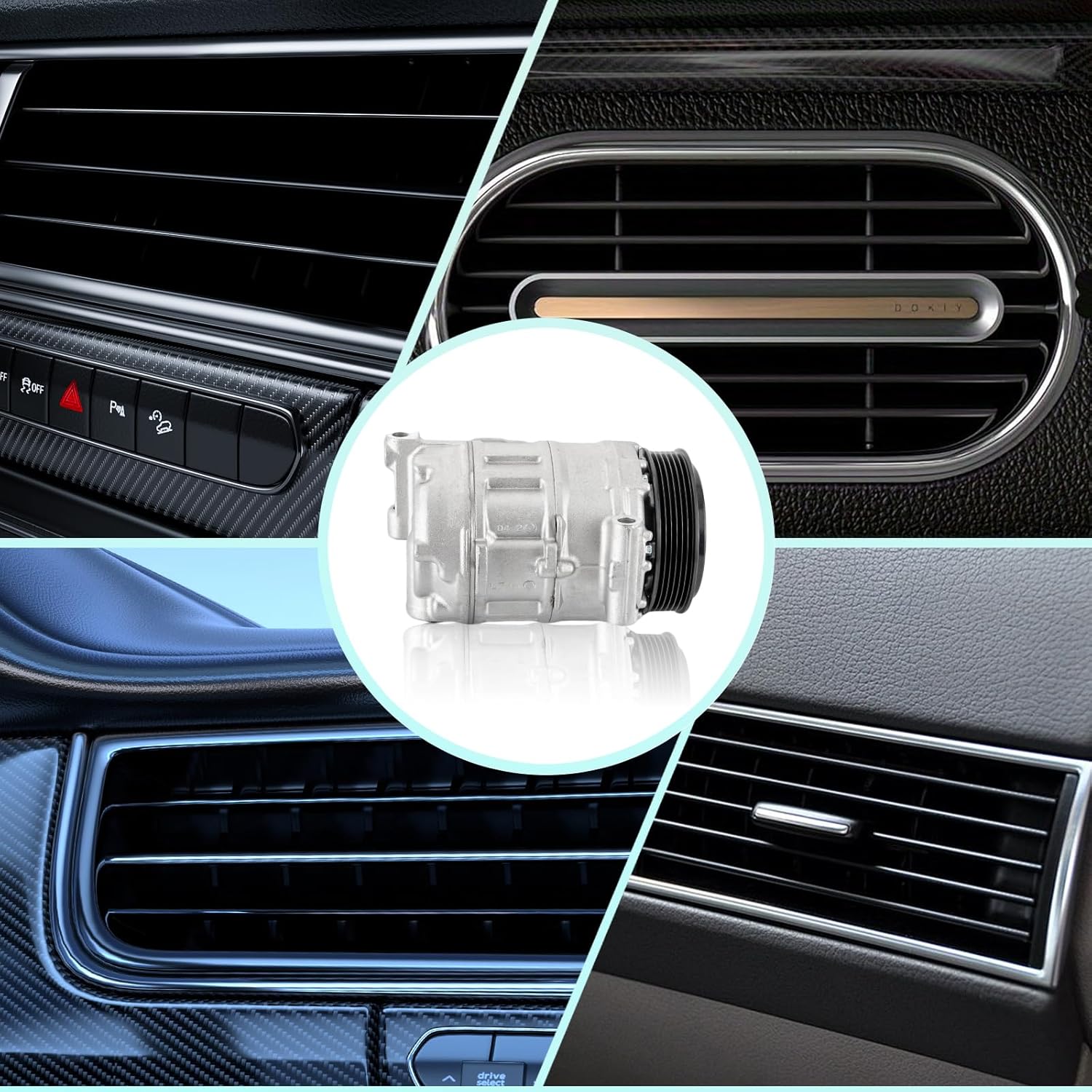 AC A/C Compressor For Mercedes-Benz GL ML320 350 450 R320 350 00-12 CO 10807JC,0002309111,0012301211 7SEU17C