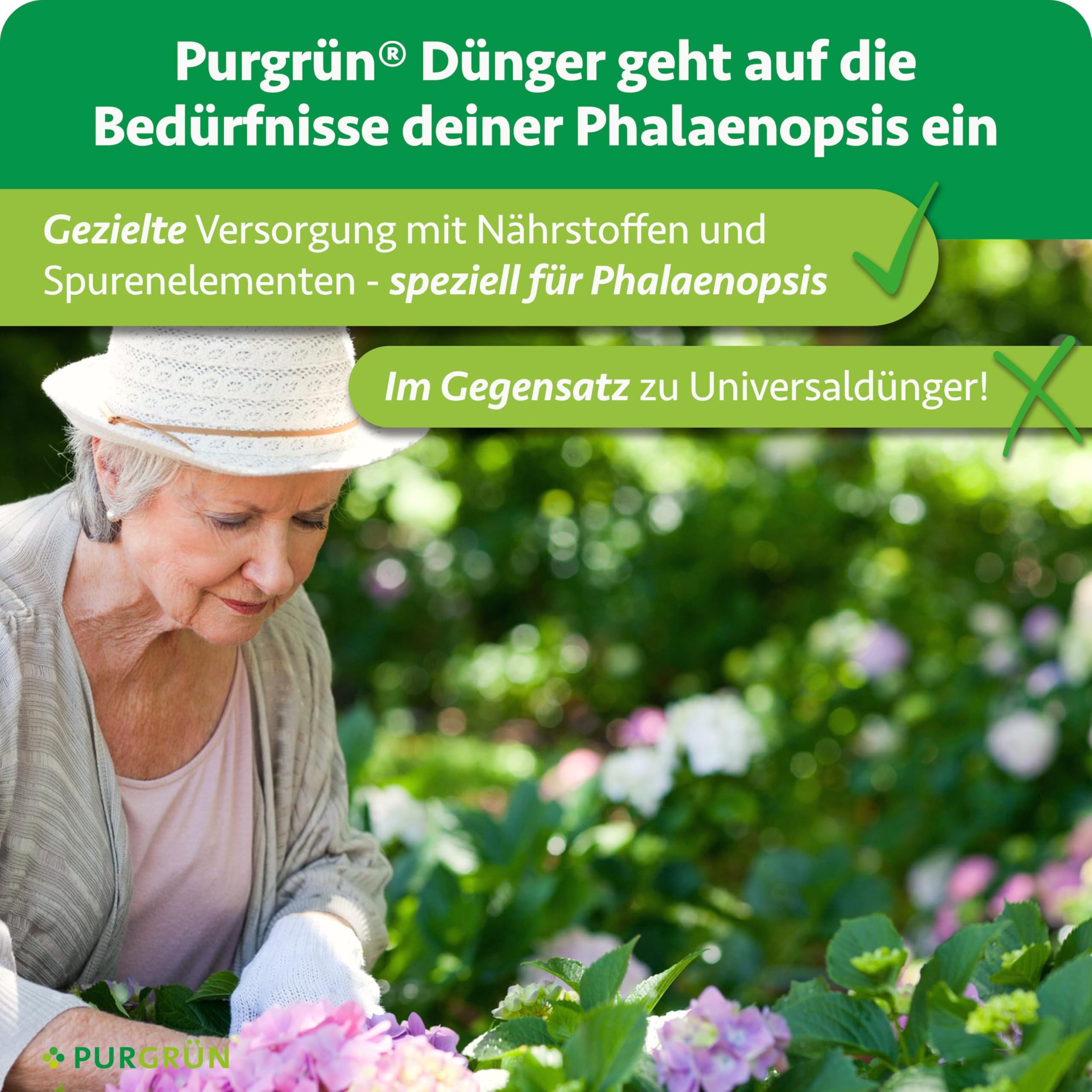 Phalaenopsis-Dünger 1 Liter – Leuchtende Blüten & glänzende Blätter – Schnelle Wirkung mit Spurennährstoffen – Erhöhte Widerstandskraft durch Kalium – Für ca. 400 Liter Gießwasser