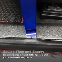 Vista 6 de GLK Juego de herramientas de extracción de moldura automática, kit de herramientas de palanca de plástico, herramienta de palanca, herramienta