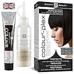 Pure Black Hair Dye Permanent with Anti-Breakage Plex Hair Care, Vegan Hair Dye & Cruelty-Free, 100% Gray Coverage, Natural Black Hair Color, For All Hair Types. Smart Beauty