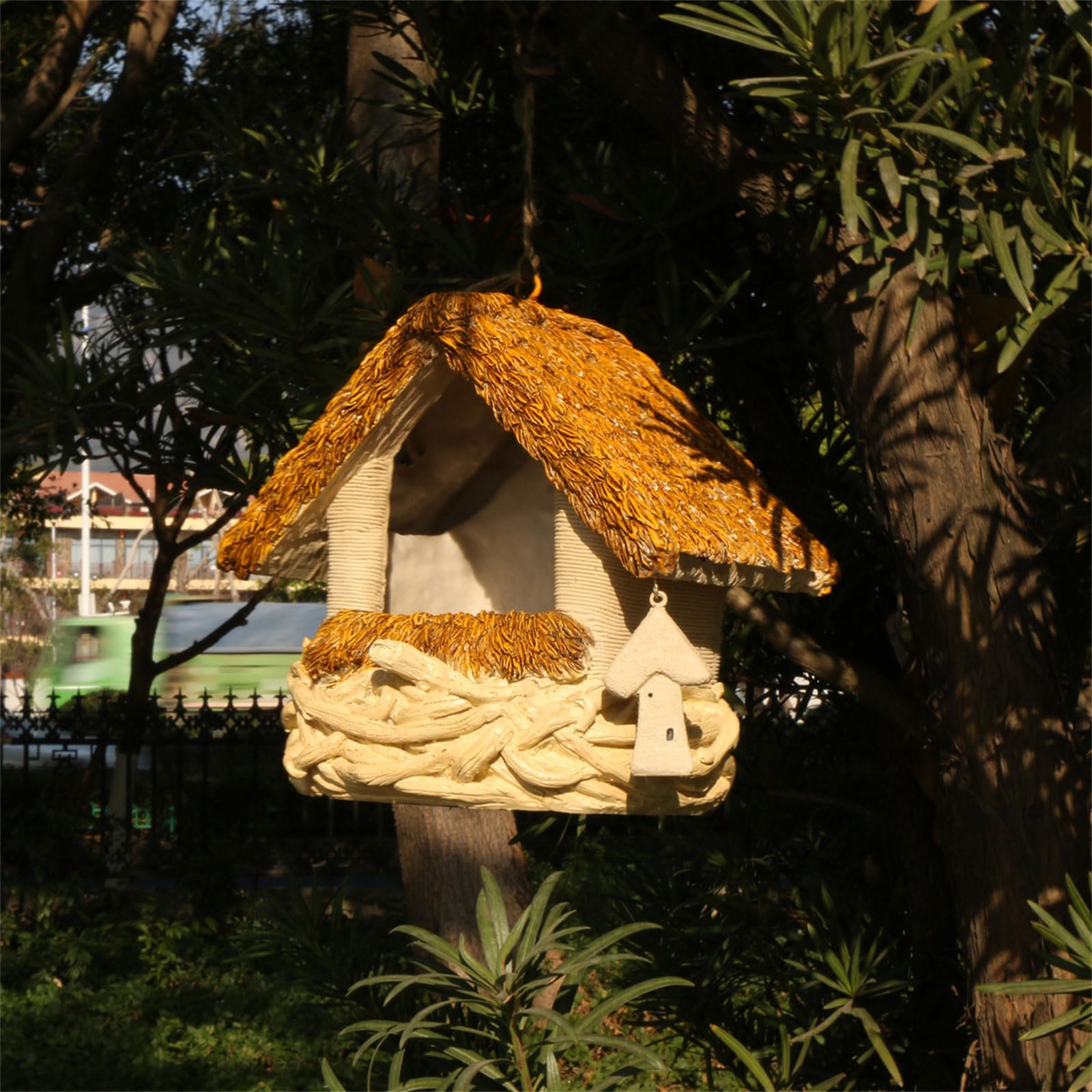 Nidos de pájaros, casa Nido Colgante, Jaula para pájaros, Cama Colgante, jaulas pequeñas para pájaros, Juguete, Nido Aire Libre para hábitat de Vida Silvestre
