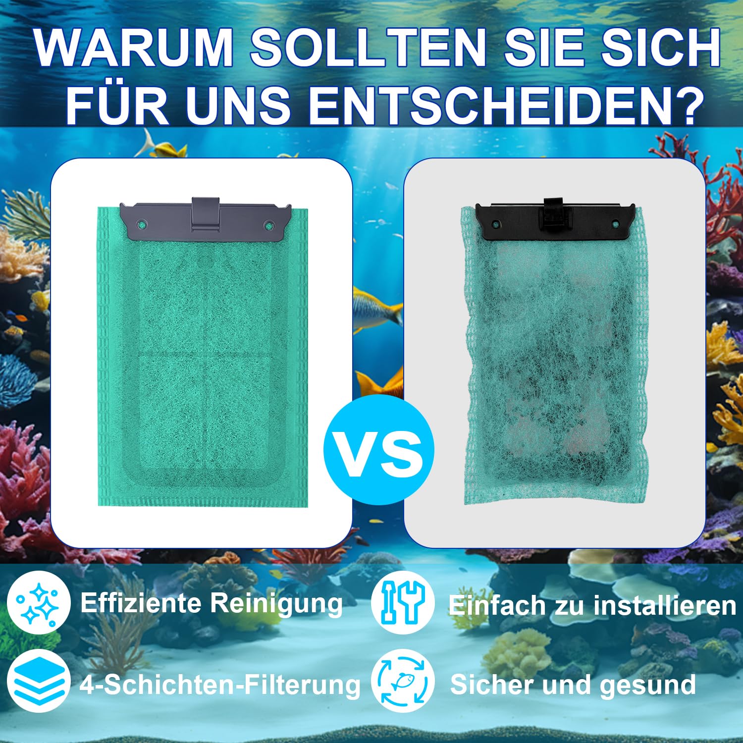 Filtri di Ricambio Compatibili per Easy-Crystal Filter 250, Adatti per Easy-Crystal FilterBox 300, 10 Pezzi Filtri di Ricambio con Carbone Attivo e Zeoliti Aggiunti