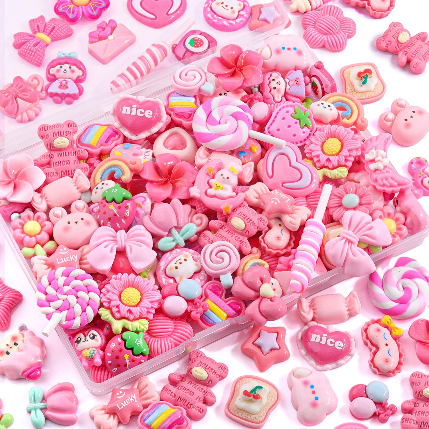 15 Charm In Resina Flatback A Forma Di Pesca Per Slime E Creazioni DIY: Abbellimenti Per Gioielli E Scrapbooking