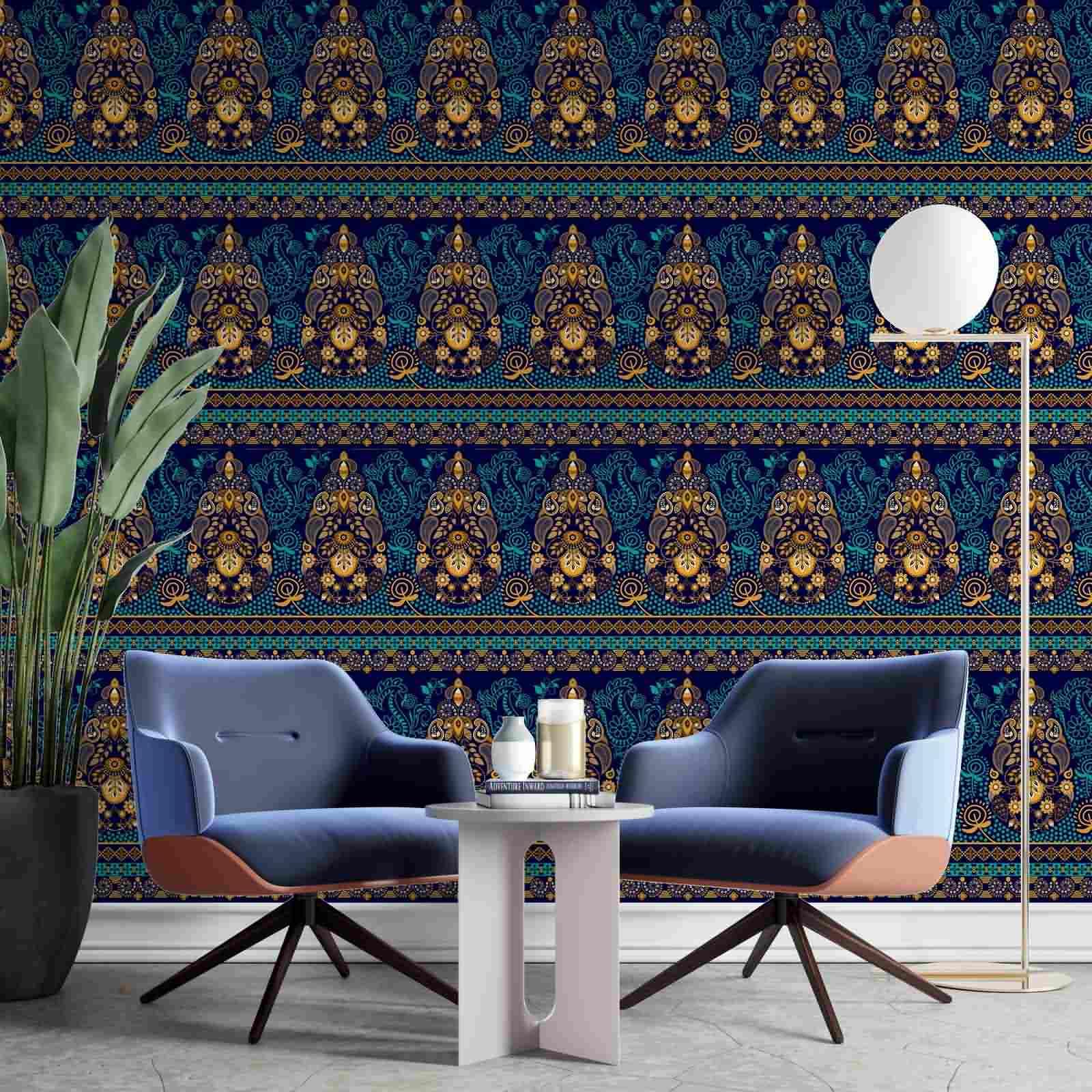 Sypialnia Dekoracja ścienna Salon Cecha Materiał Retro Zmywalny 45 x 1200