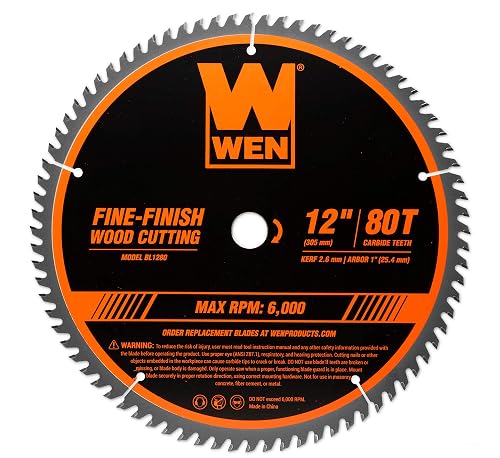 WEN BL1280 12-Inch 80-Tooth Fine-Finish Professional product photo (Table Saws & Miter Saws) — ScooterReviewPro review