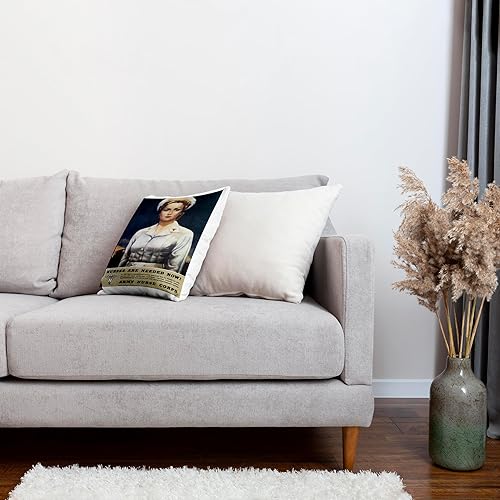 Miniatura 4 de 3dRose Póster de reclutamiento del cuerpo de enfermeras del ejército Vintage Are Needed Now - Funda de almohada, 16 x 16 pulgadas (pc_149425_1)