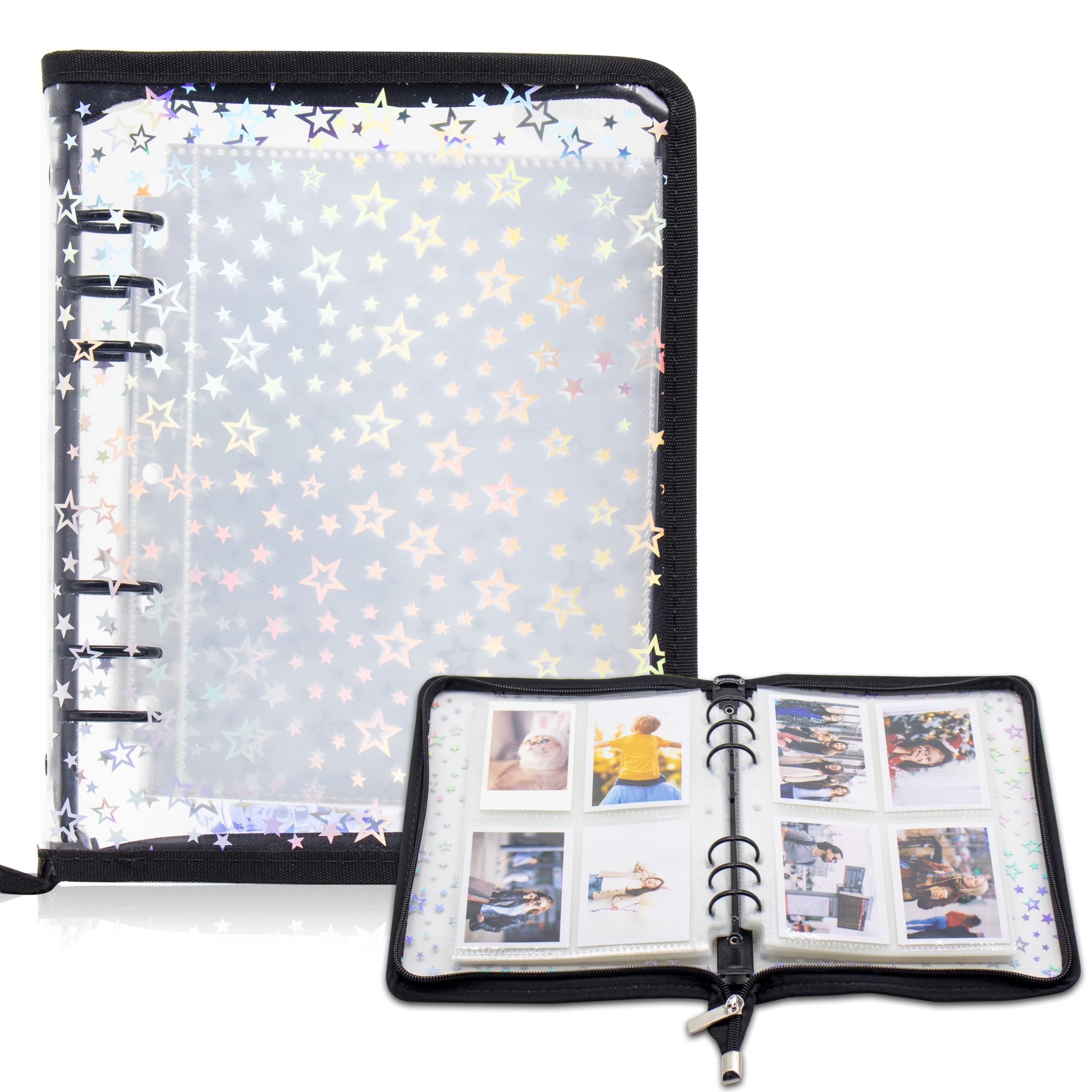 Kpop Photocard Binder Holder with 30 Pack 4-Pocket Inner Pages
