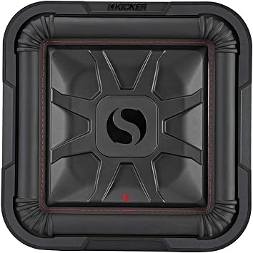 KICKER 46L7T122 L7T L7-Thin 12-Inch (30cm) Subwoofer, Dual Voice Coil, 2-Ohm, 600 Watt