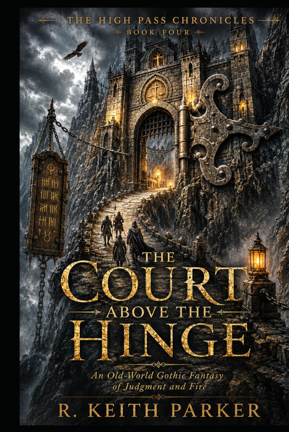 THE COURT ABOVE THE HINGE: An Old-World Gothic Fantasy of Judgment and Fire (THE HIGH PASS CHRONICLES)