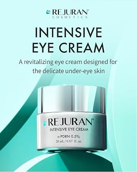 REJURAN Intensive Eye Cream, c-PDRN - Fast-Acting Eye Treatment for Wrinkles, Lifting, and Dark Circles. Instant Hydration and Visible Revitalization. Korean Skin Care (0.67 fl oz)