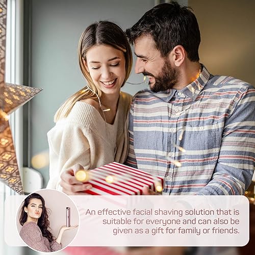 Miniatura 51 de Removedor de vello eléctrico sin dolor, depilación facial para mujeres, como se ve en la afeitadora facial de TV, dispositivo de depilación con 2