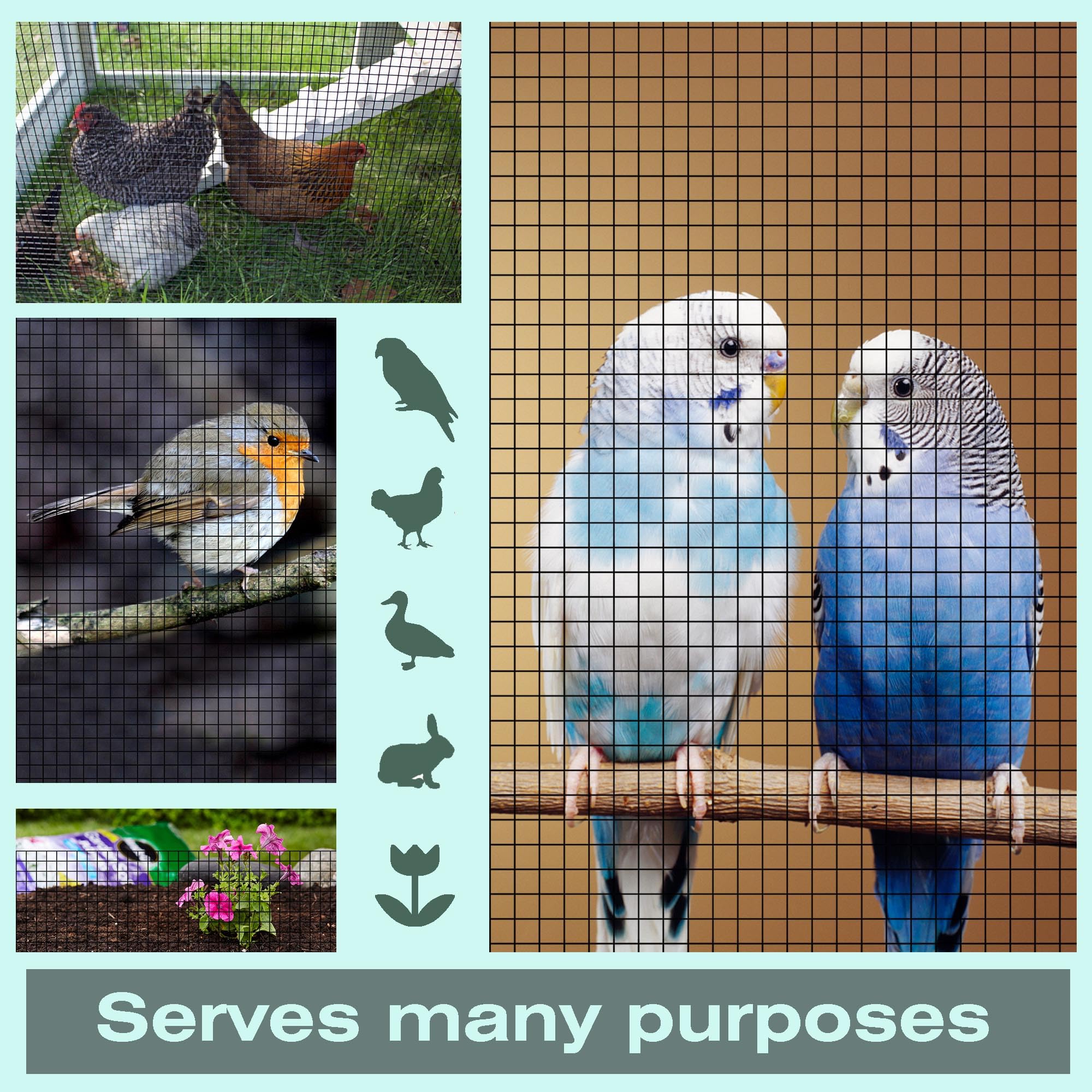 Amazon.co.jp: MTB Garden ブラック PVCコーティング ハードウェ