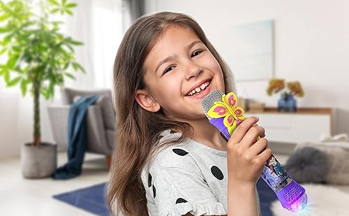 Miniatura 6 de eKids Disney Encanto - Micrófono de karaoke con altavoz Bluetooth micrófono inalámbrico que se conecta a canciones de Disney a través de la función