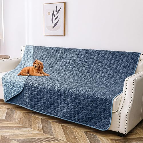 Manta impermeable para perro, fundas lavables para sofá y mascotas para perros, funda protectora de muebles para cachorros y niños, reversible (68 x