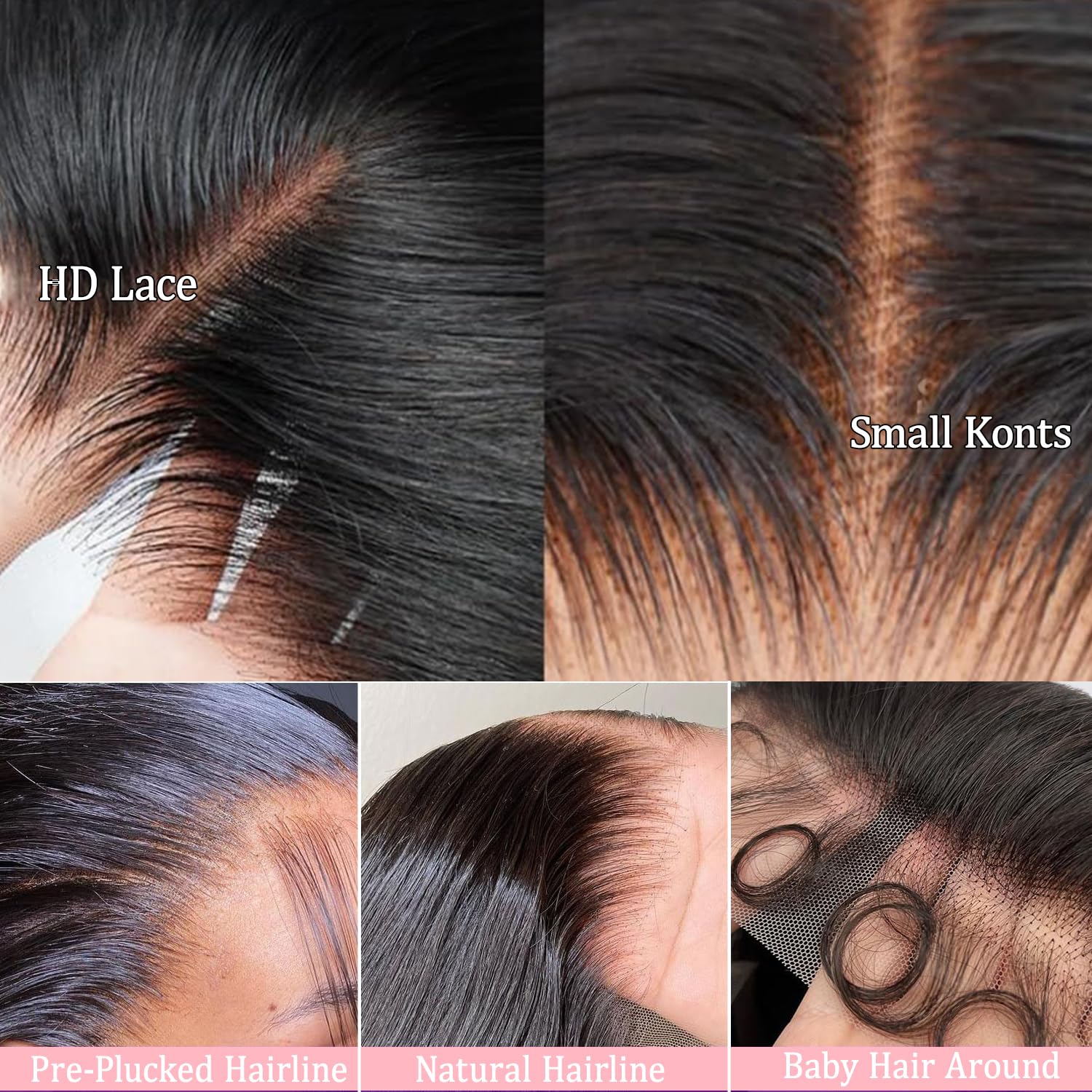 30 Inch Deep Wave Lace Front Wigs Human Hair 200% Density Curly Human Hair Wig for Women 13x4 HD Lace Frontal Wigs Pre Plcked with Baby Hair