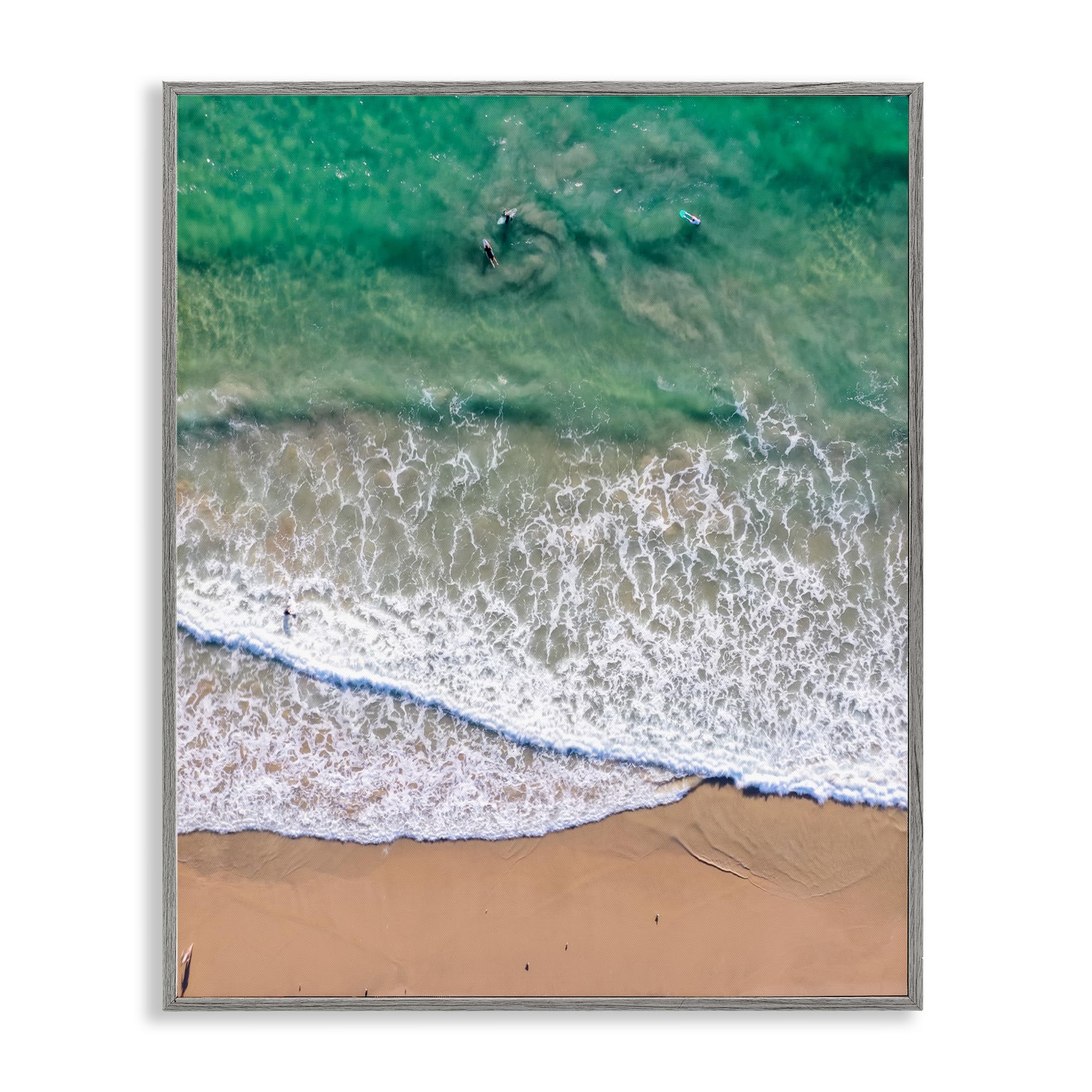 Vagues de rivage entrecroisées tableau Giclée haut de gamme Jeff Poe