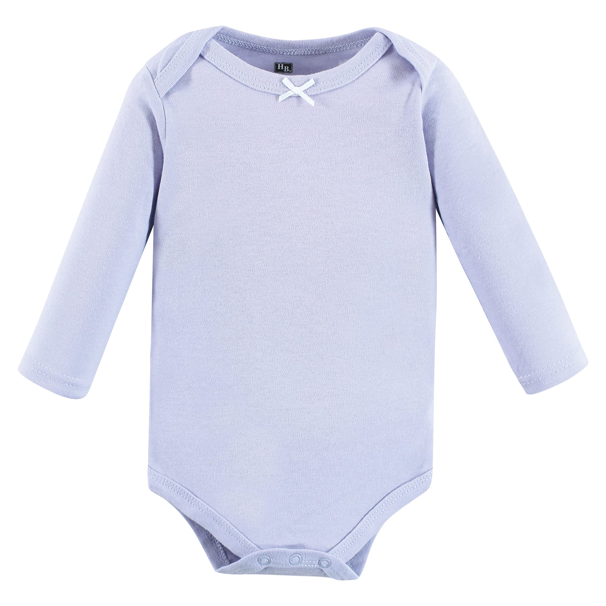 Hudson Baby Unisex Baby Cotton Long-Sleeve Bodysuits, Blue Toile 3-Pack, 3-6 Months