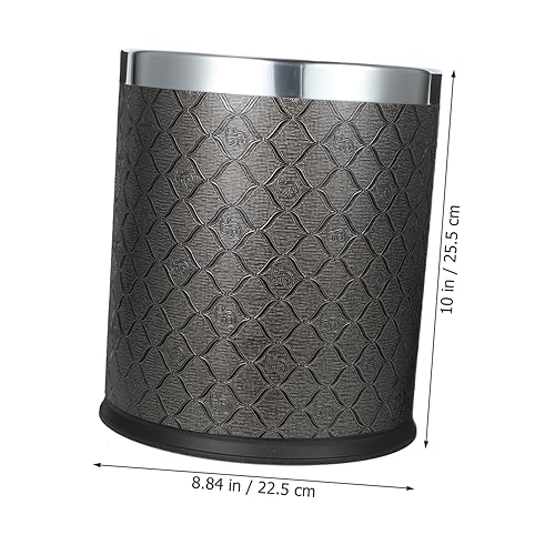 Miniatura 5 de NOLITOY Papelera de basura para sala de estar, papelera de plástico, papelera grande, contenedor de basura, cubo de basura, cubo de basura,