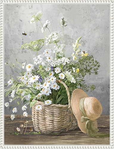 Amanti Art Lienzo enmarcado para pared, 24 x 18 pulgadas, casa de campo de jardinería III por Danhui Nai, lienzo enmarcado para pared, obras de arte