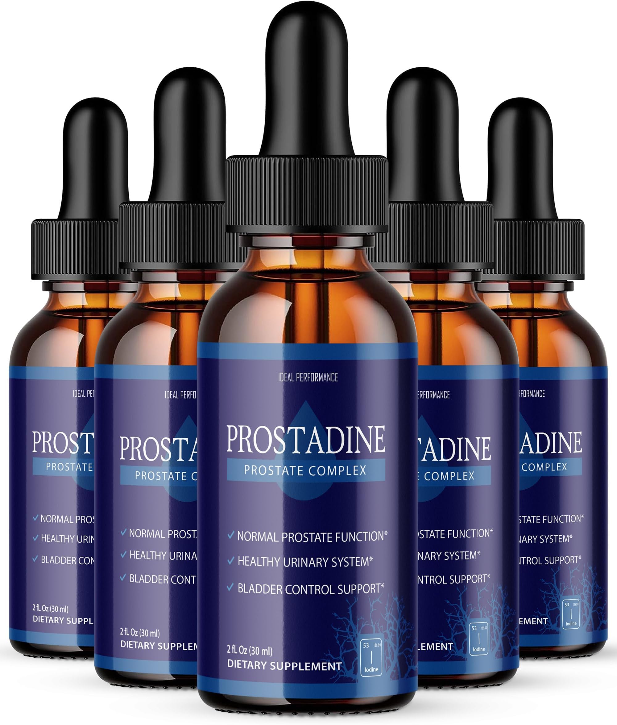 IDEAL PERFORMANCE (5 Pack Prostadine Official Drop Formula, Prostadine Reviews, Get Prostadine, Prostadine Official, Prostadine Drops for Prostate Health, Bladder Urinating Issues