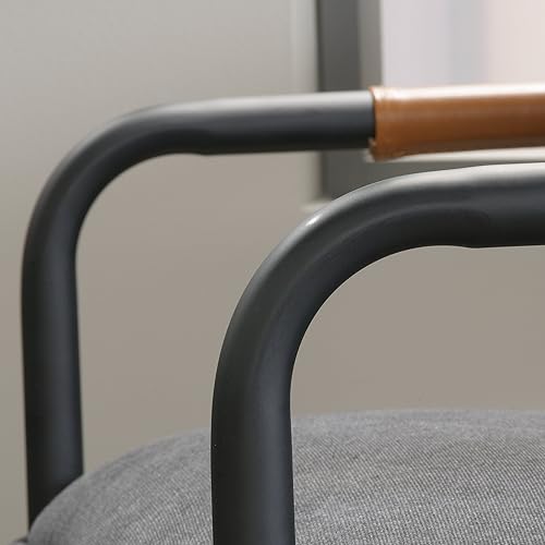 Miniatura 5 de Sauder Boulevard Cafe - Sillón de metal, acabado gris carbón