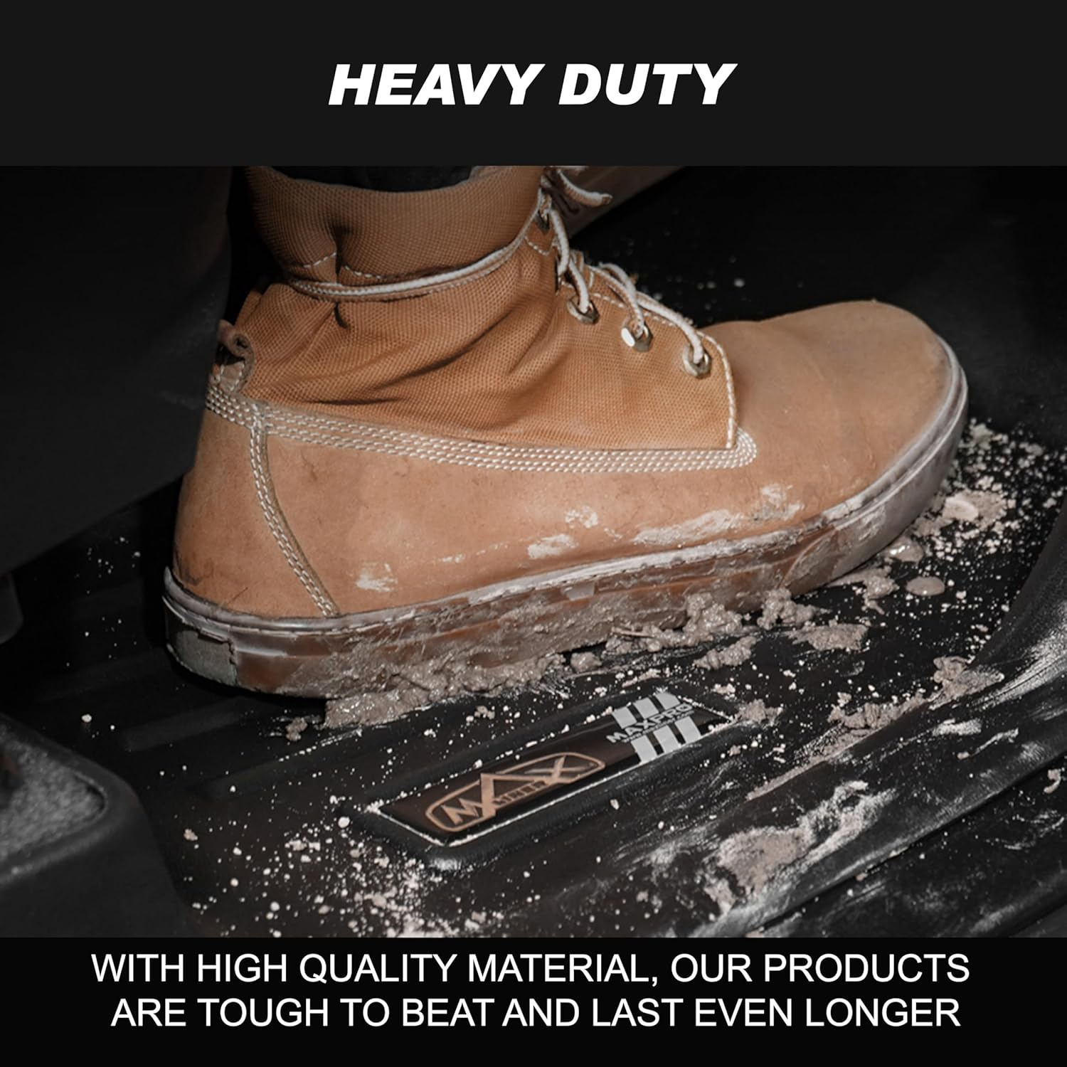 Premium MAXPRO Floor Mats for 2019-2023 BMW X1 1st&2nd Row Complete Set All Weather Mat Waterproof TPE Floor Liners Custom Fit Automotive Floor Mats BMW X1 Accessories Car Mats Full Set SUV Protection