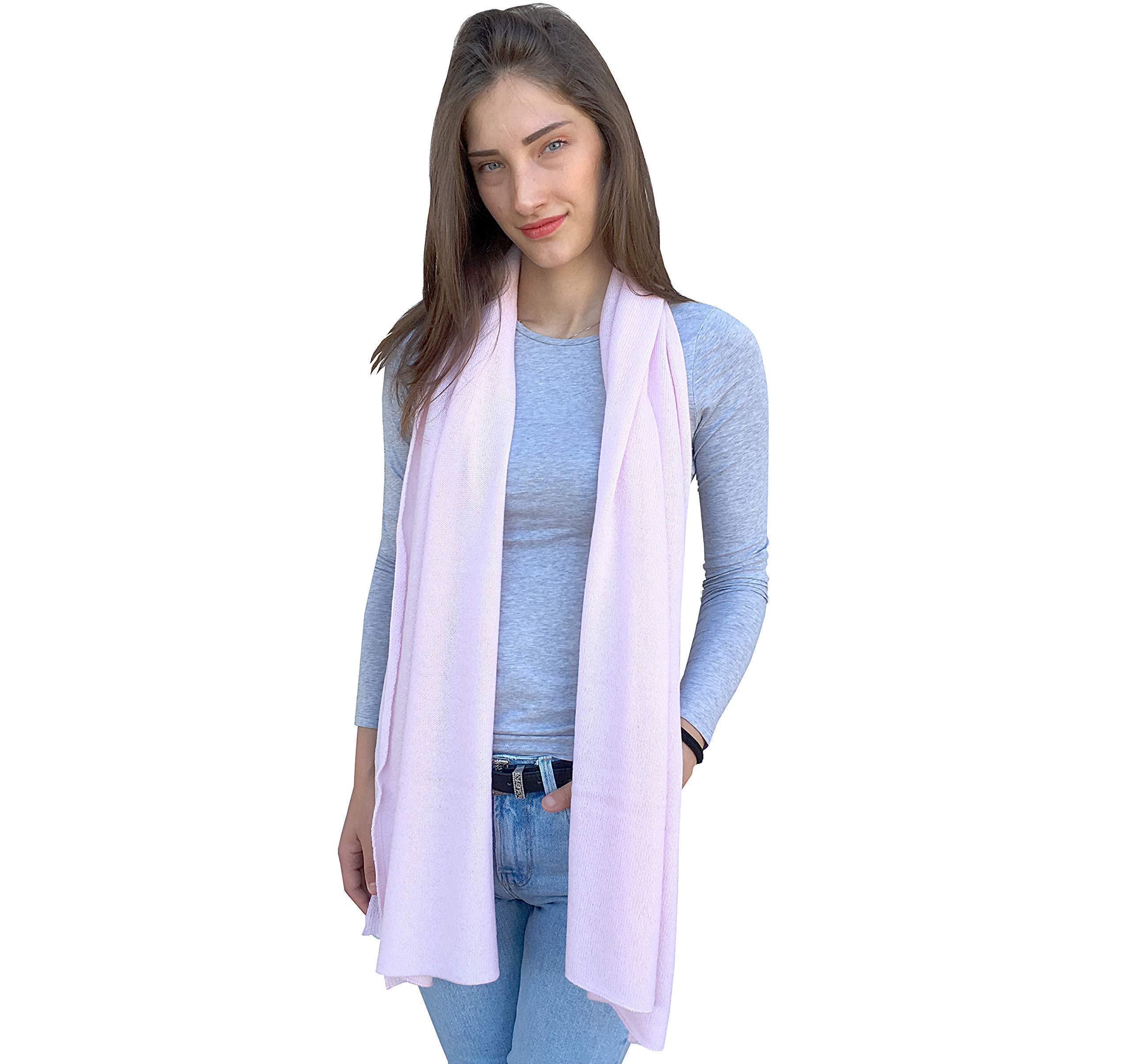 Sciarpa Grande Donna Invernale Cashmere 100% Maxi Grande Stola Molto Calda