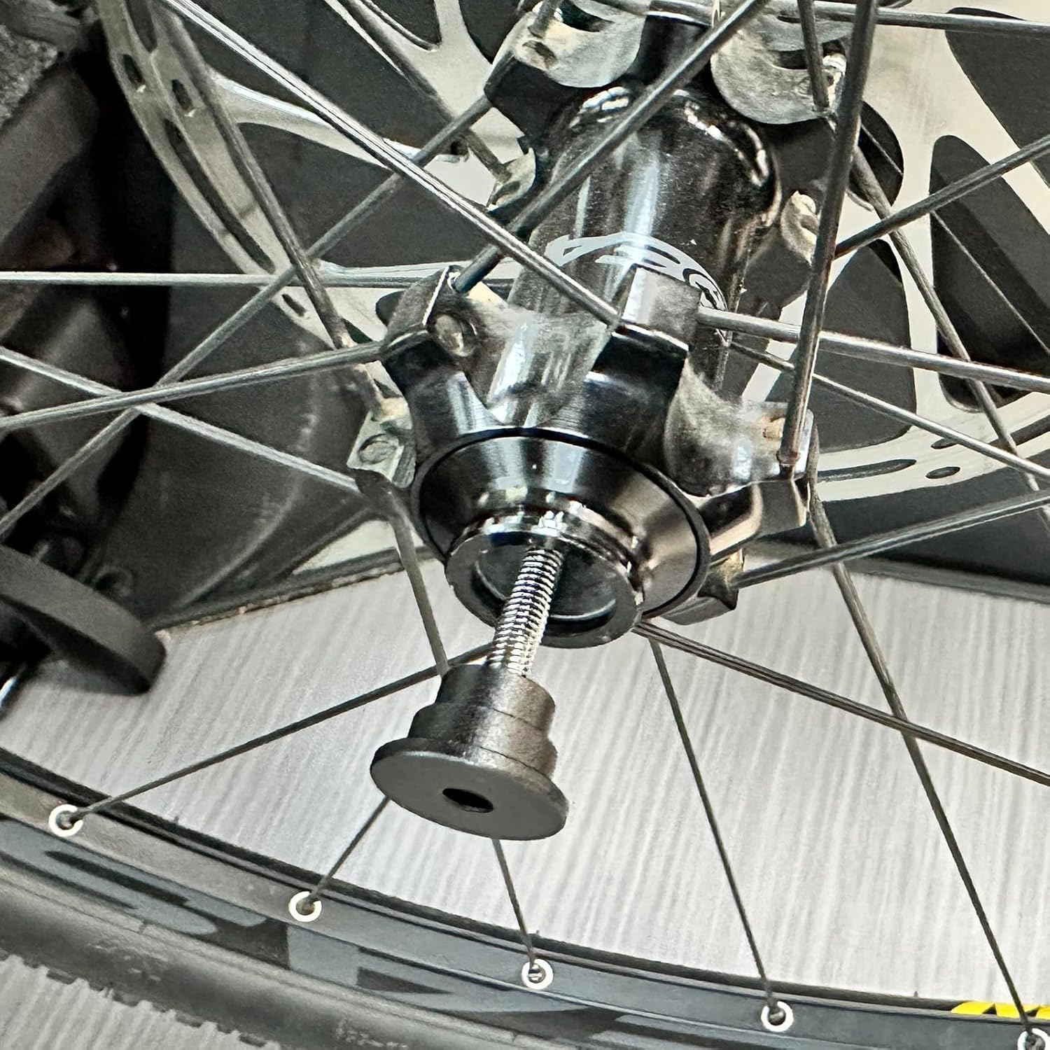 Interior Bike Rack Single Track 39 Inch L Track for Vans Trucks and SUV T-Nut Included (Front Wheel Holder)