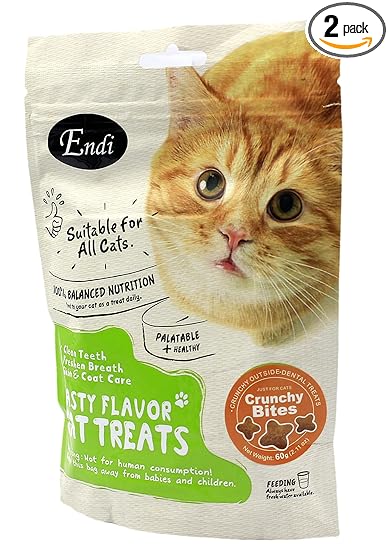 Star Shape cat Bites Shrimp Flavor ( Pack of 2)