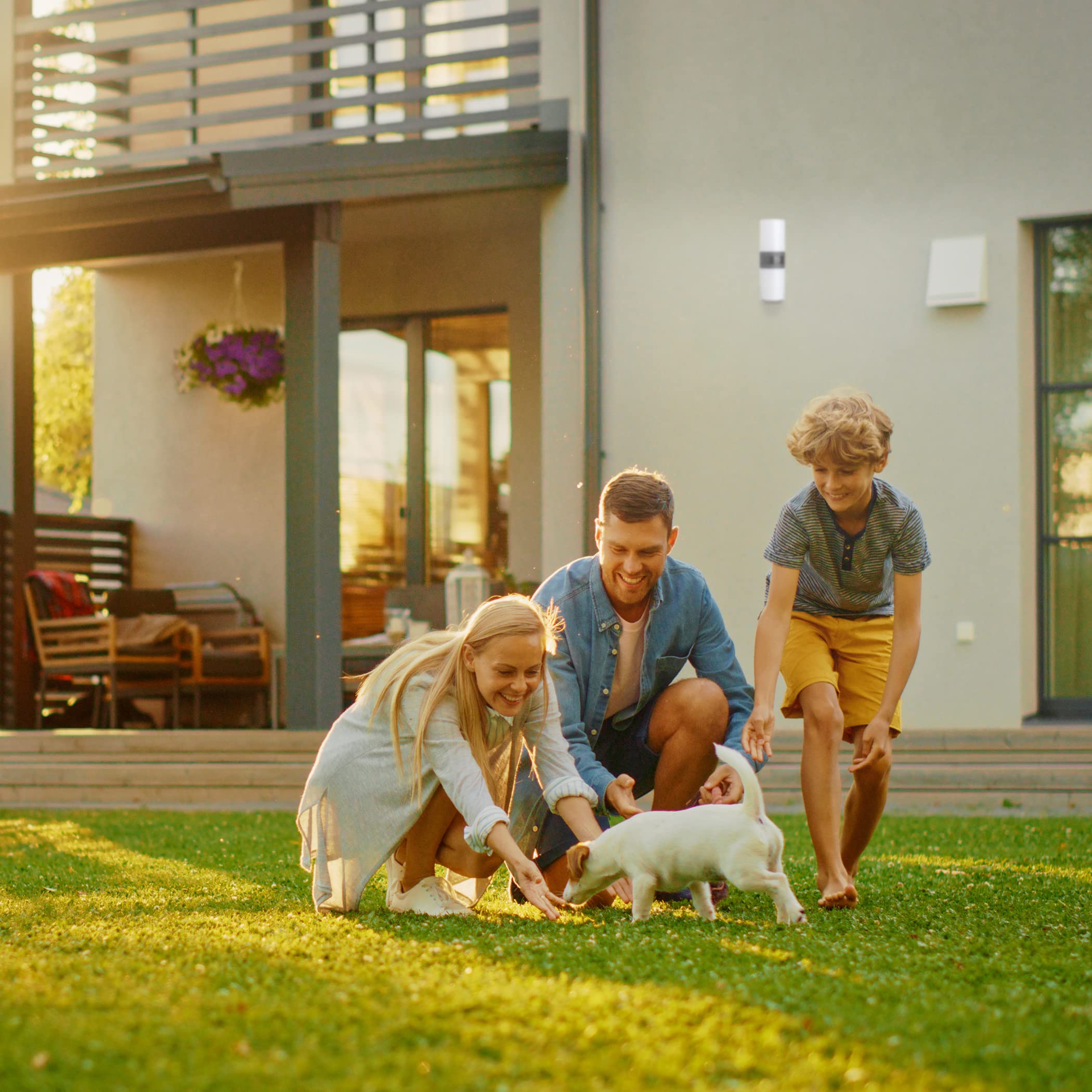 SEBSON LED Außenleuchte Bewegungsmelder IP65, Wandleuchte anthrazit 20W | 2200lm kaltweiß, Außenwandleuchte up down, Sensor 12m / 180°, Lampe 230V