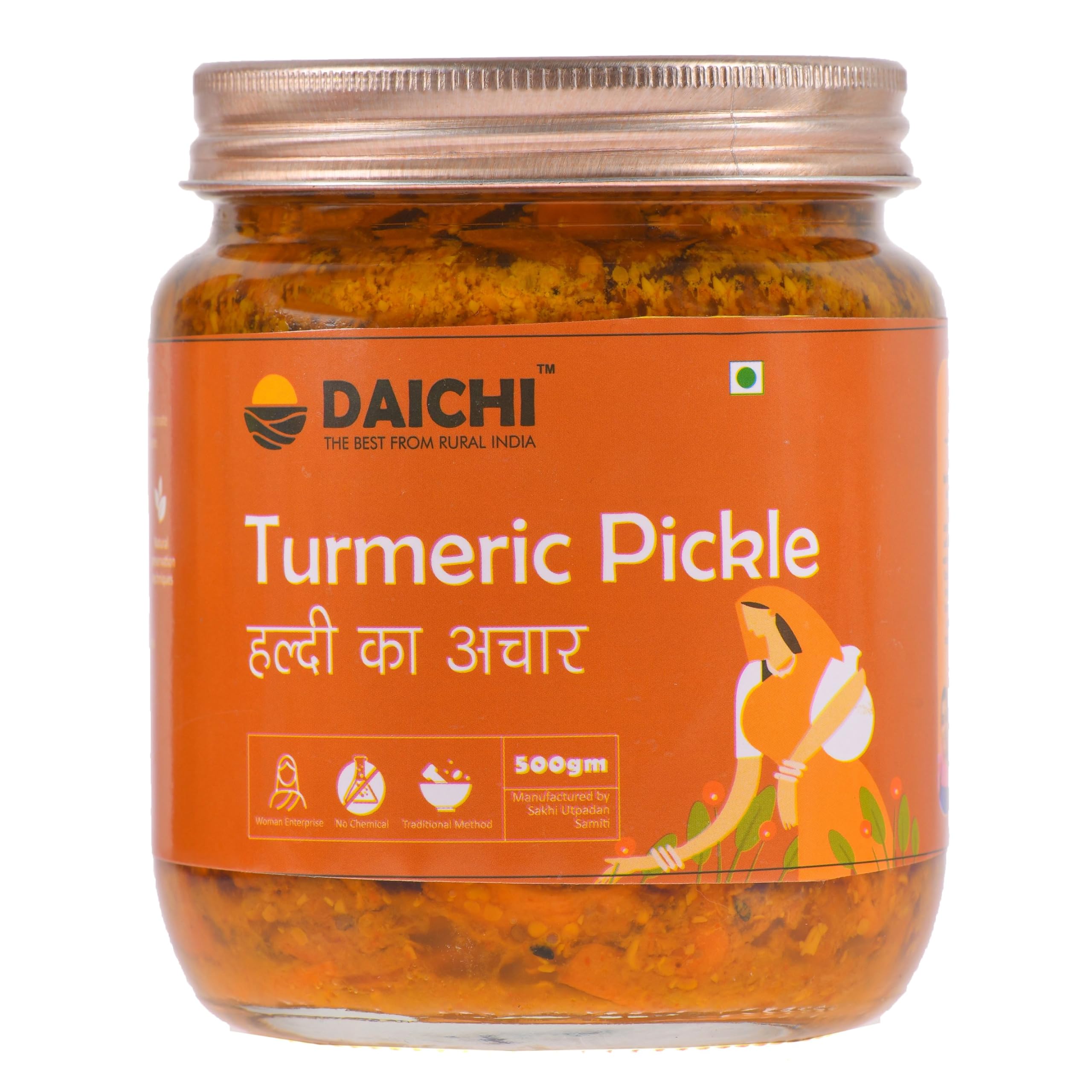 See full amazon price history chart for Daichi - Turmeric Pickle | Crafted with love by women artisans | Sun cured | Cold-pressed mustard oil | In-house spices | No Preservatives 500gm (Pack of 1) Daichi - Turmeric Pickle | Crafted with love by women artisans | Sun cured | Cold-pressed mustard oil | In-house spices | No Preservatives 500gm (Pack of 1) (B0CZDW3R9L) Amazon Price History, Amazon Price Tracker