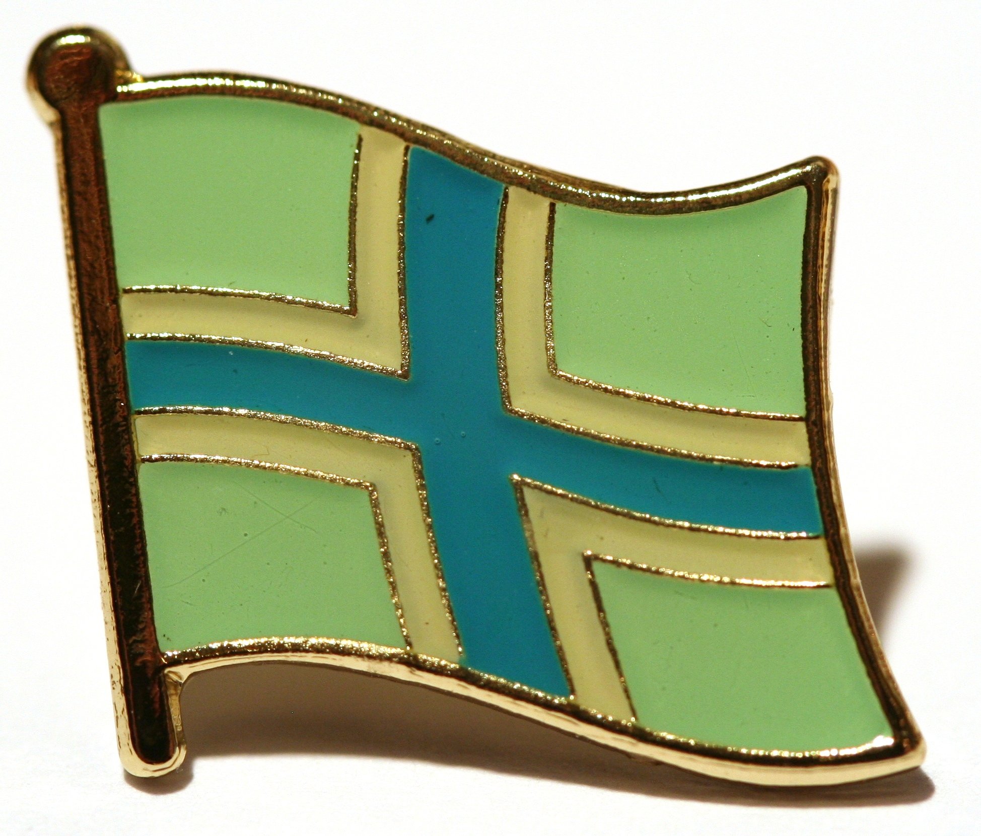 Buxton's Badges Multiple Gloucestershire County Flag Pin Badge