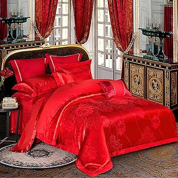 【新品】クイーン 寝具セット エジプト綿 紫 シーツ 枕カバー 掛け布団カバー Amazon｜寝具コンフォーターセット、4ピース寝具セット、羽毛布団