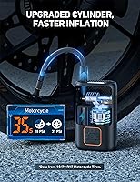 Vista 7 de AstroAI Inflador de neumáticos Compresor de aire portátil Inflador de neumáticos inalámbrico