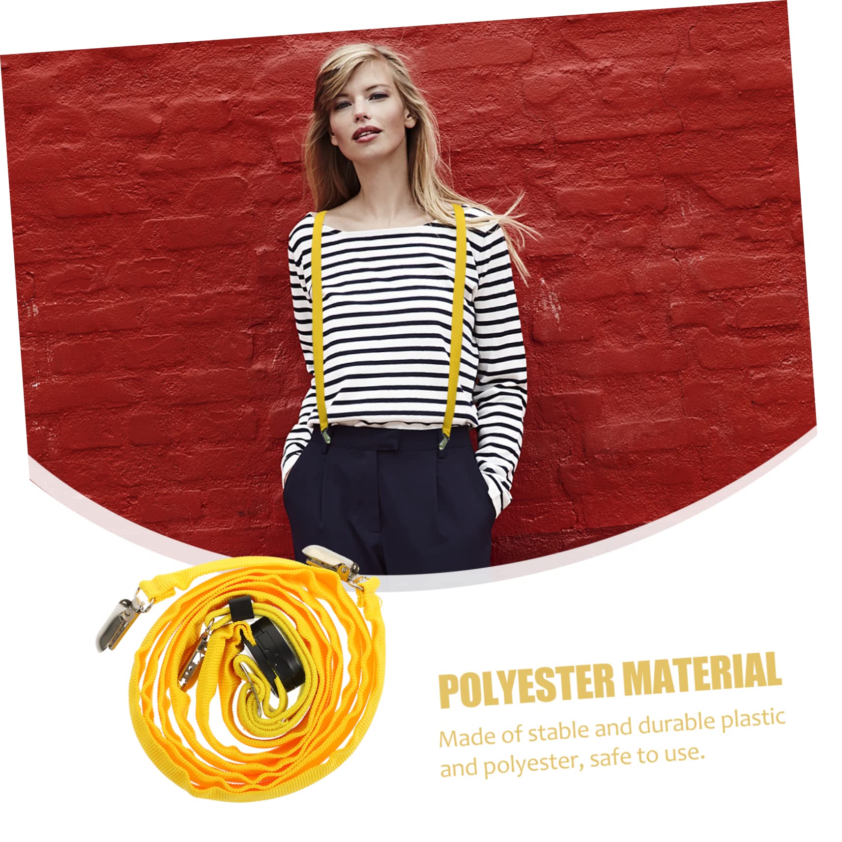 GALPADA 4pièces Bretelles Lumineuses Réglables Pour Pantalon Avec Clips Accessoires De Fête Et Festival Led Éclairant