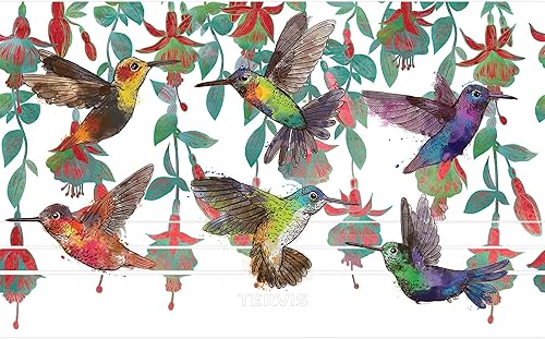 Miniatura 2 de Tervis Traveler - Vaso aislado de triple pared con diseño de colibríes coloridos mantiene las bebidas frías y calientes, 20 onzas, acero inoxidable