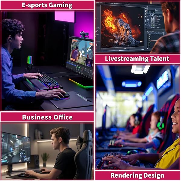 ZER-LON Gaming PC Desktop Computer, Core I7 up to 3.9GHz, Radeon RX 590 8GB GDDR5, 16G DDR3 RAM, 512GB SSD, WiFi 5.0, Prebuilt Gaming PC Tower Computer with 5 RGB Fan - 3