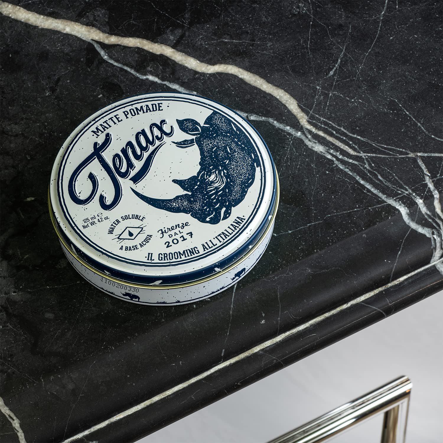 Tenax Water Soluble Matte Pomade, Medium Hold with Matte Finish 4.2 oz