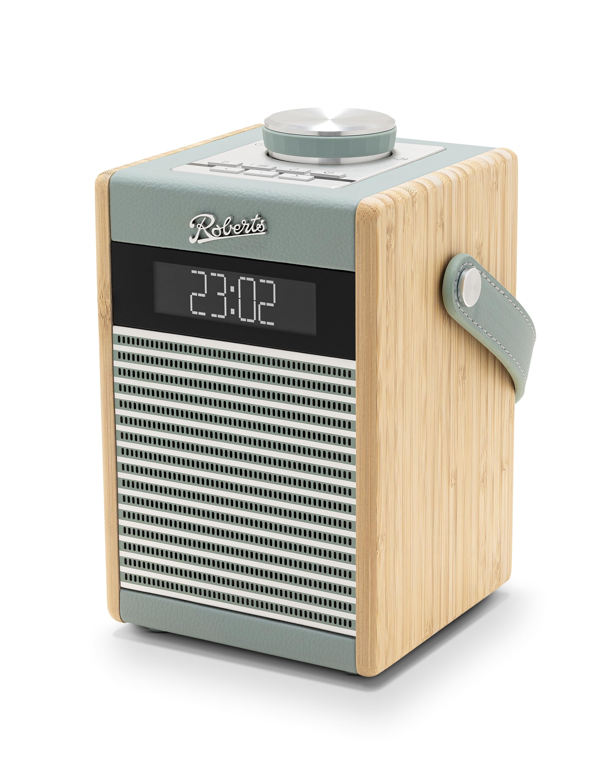 Rambler Midi Retro-Radiowecker, tragbar, Dab+/FM/Bluetooth, Himmelblau