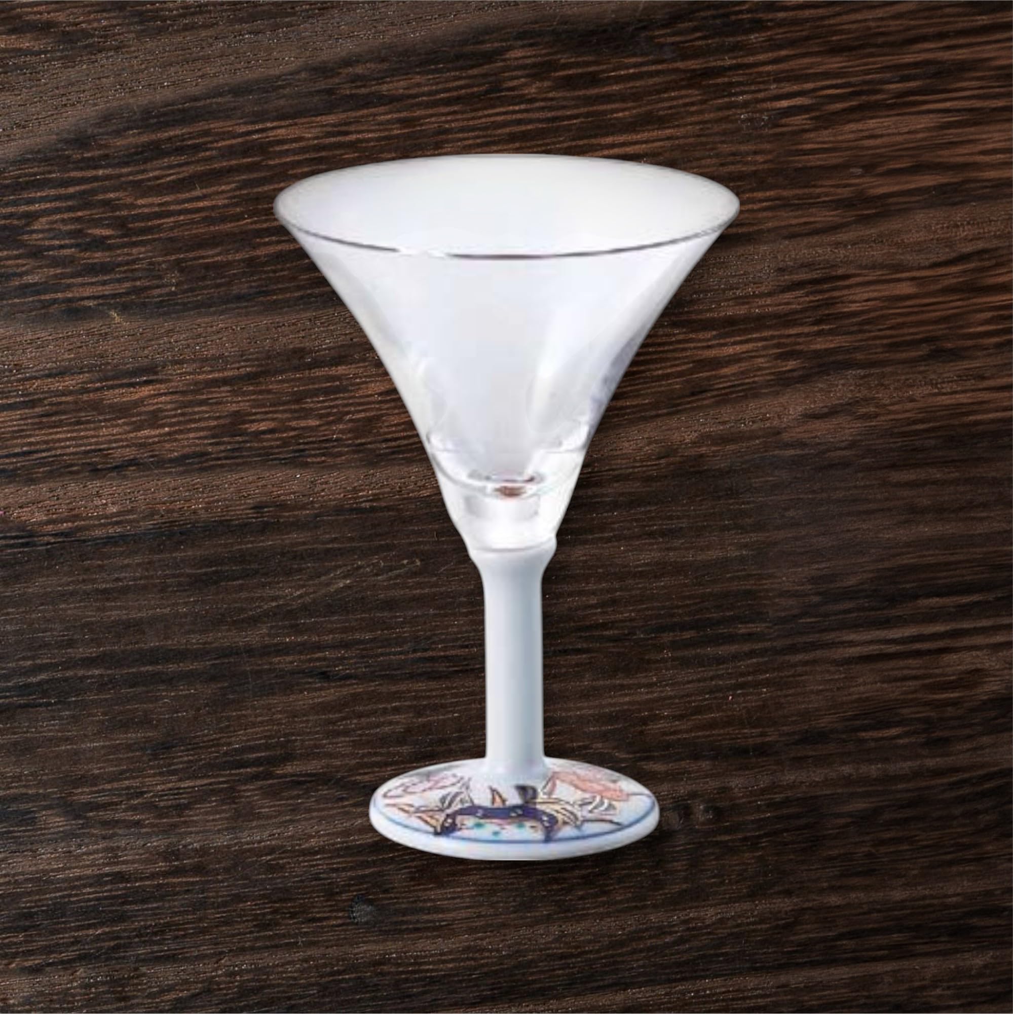 ???(Sho Bifu) Takumikaze Arita Ware, 3.1 inches (8 cm), Guinomi, Old Imari Style Ginjo Cocktail Glass, Made in Japan