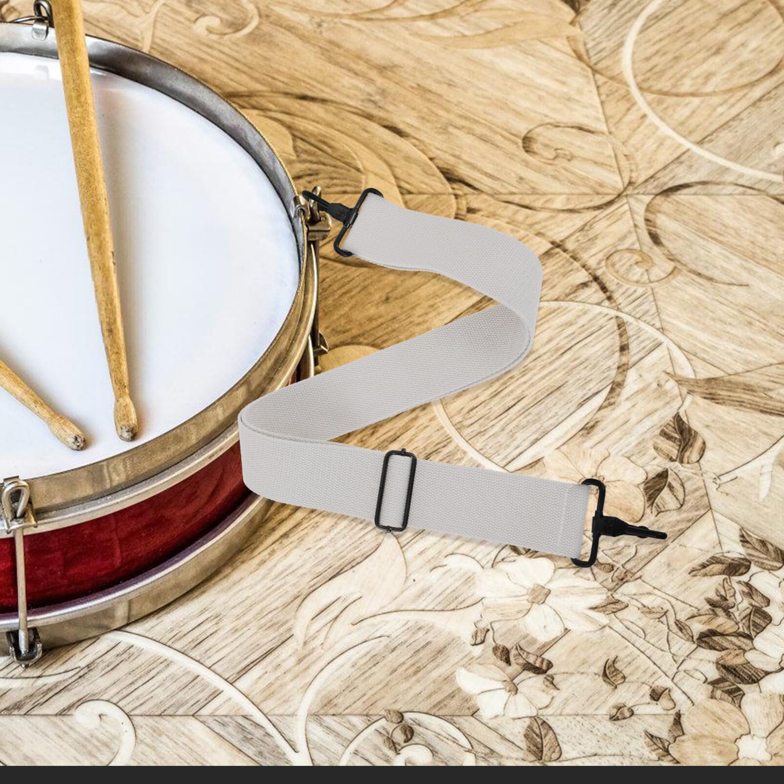 Baumwoll-Trommelgurte für Marching Snare - Verstellbare Snare Trägergurte - Robust und langlebig - Ideal für Musiker und Schlagzeuger - Komfortabel zu tragen - Passen sich an verschiedene Körp