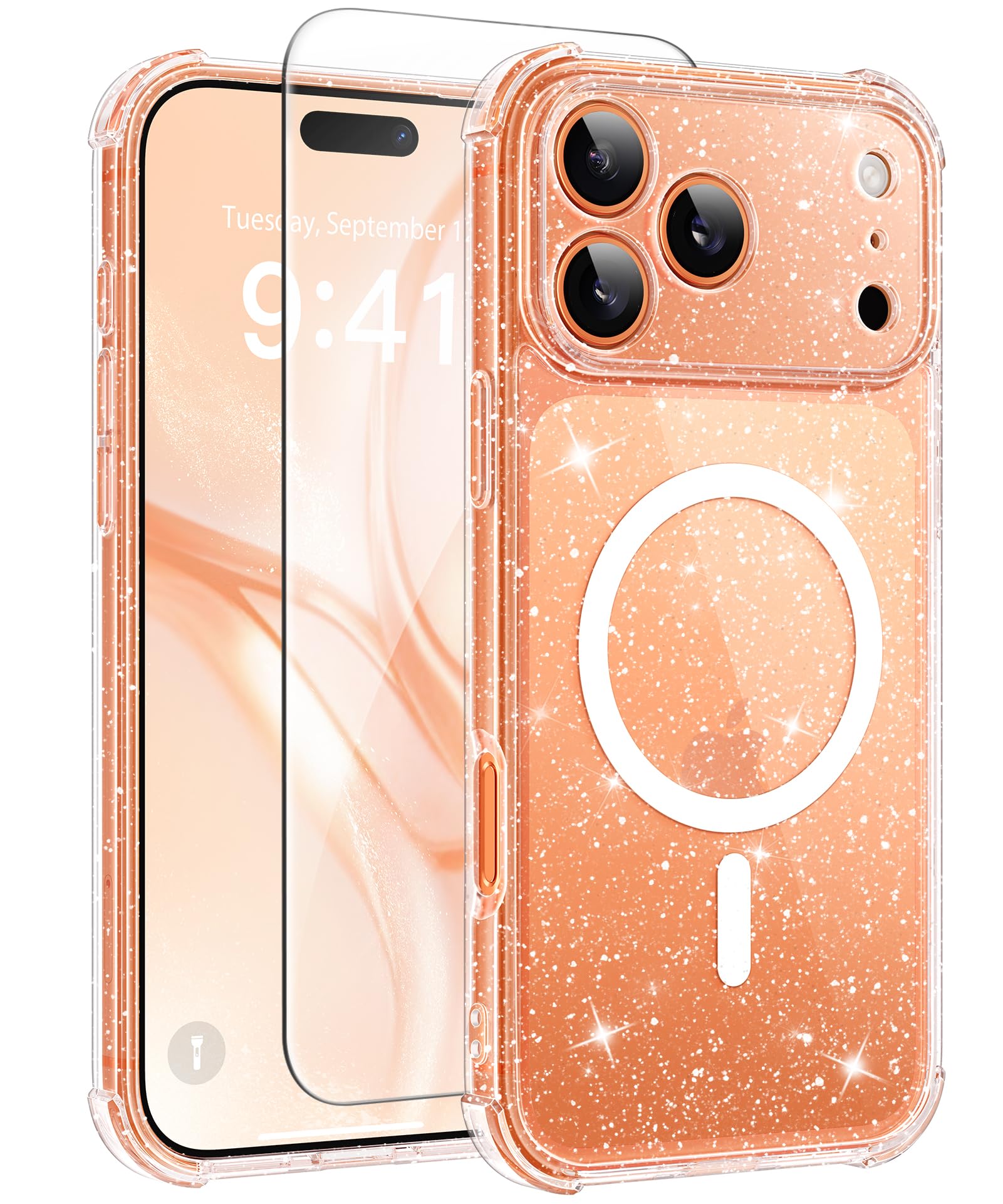 Amazon.com: BERFY for iPhone 17 Pro Max Case for Women, Compatible