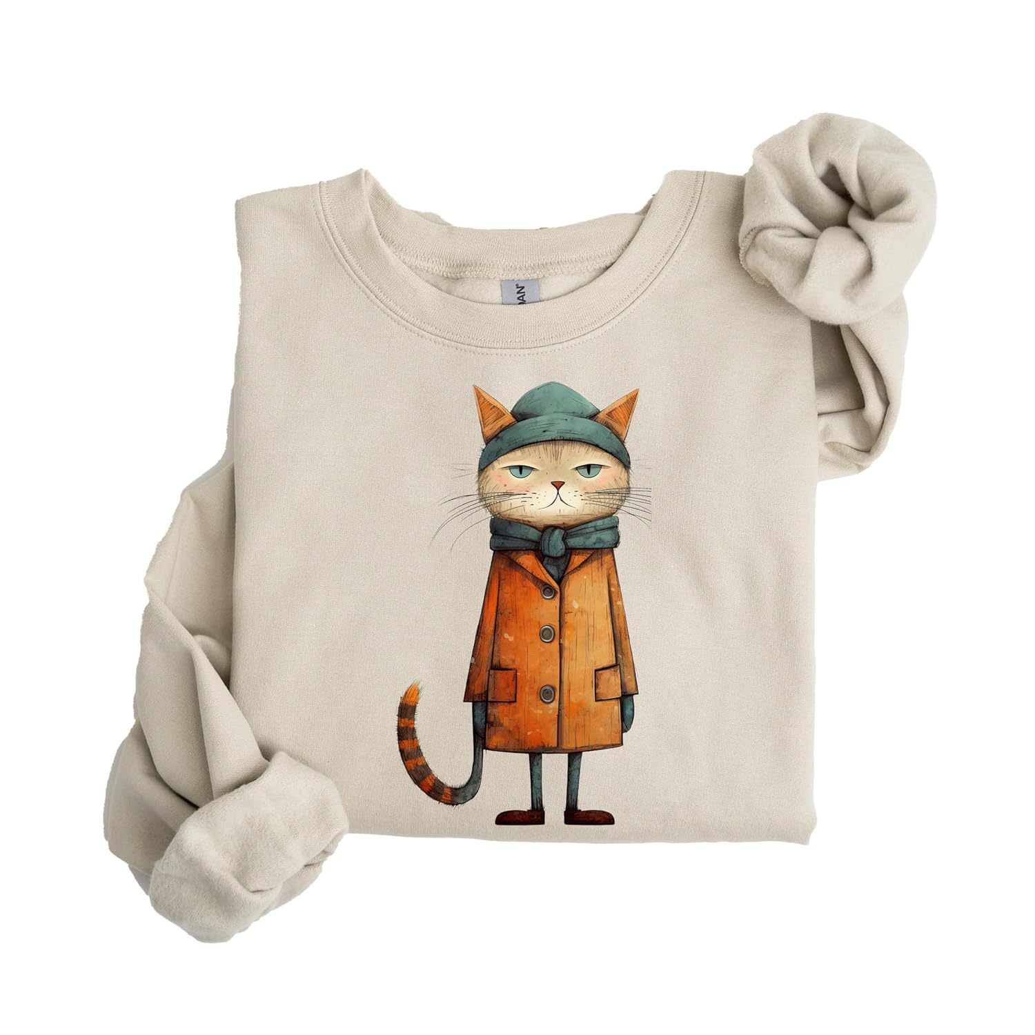 Cat Sweatshirt, Winter Cat Sweatshirt, Cat Lover Sweatshirt, Fat Cat Sweatshirt, Pet Lover Sweatshirt,Womens Funny Sweatshirt, Christmas Gift